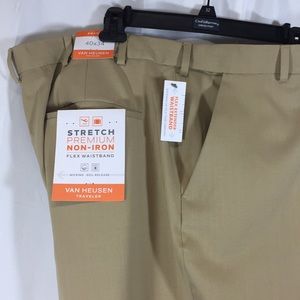 van heusen traveler slim pants